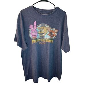 Freddy Fazbear's PizzaGraphic T-Shirt - Grey Adult XL